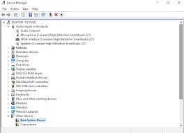 Audio Base System And Coprocessor Drivers Windows 10 Hp Support Community 5375845