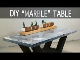 Diy Marble Concrete Table W Shou Sugi Ban Base Youtube Concrete Table Diy Marble Concrete Dining Table