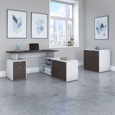 These cabinets are designed and made for daily professional and commercial use and will hold up engineer supply has a broad selection of quality office filing cabinets, lateral file cabinets, and flip door filing cabinets. Bush Business Furniture Jamestown 60w L Shaped Desk With Drawers And Lateral File Cabinet