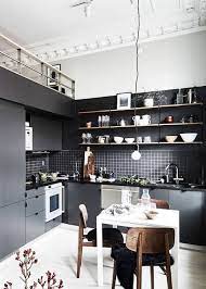Dark grey kitchen worktop ideas synonyms for greatly. Beautiful Duplex Home Modern Apartment Decor Kitchen Design Home