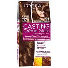 L'oreal paris colour riche le gloss. Loreal Casting Creme Gloss Hair Color Cream Tone 503 Chocolate Glaze Hair Color Cream Color Creamhair Gloss Aliexpress