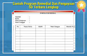 We did not find results for: Contoh Program Remedial Dan Pengayaan Sd Terbaru Lengkap Operator Sekolah