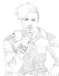 Michael B Jordan As Eric Killmonger In Black Panther Superhero Coloring Pages Superhero Coloring Draw On Photos