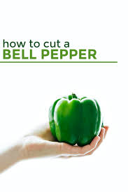 Whole bell peppers are not the most convenient shape when you need to end up with thin, even slices of pepper. How To Cut A Bell Pepper Step By Step Photos Chelsea S Messy Apron