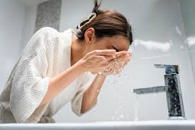 wash face