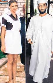 Teenage waitress's fairytale marriage to Arab billionaire