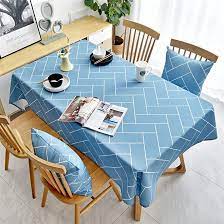Amazon.com: EXCEI Rectangle Dining Table Cloth Waterproof Plaid Tablecloth  Waterproof Tablecloth Home Nordic Style Rectangular Waterproof Tablecloth Nappe  De Table (Color : 3, Size : 90x140cm) : Home & Kitchen