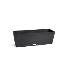 Plastic, composite and steel are materials options available in white window boxes. Veradek 9 In X 25 In Black Plastic Window Box Wbv25b The Home Depot