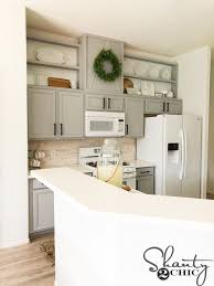 How To Make Cabinets Taller Classic Kitchen Furniture Kitchen Interior Above Kitchen Cabinets