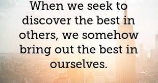 A Principal S Reflections Bringing Out The Best In Others