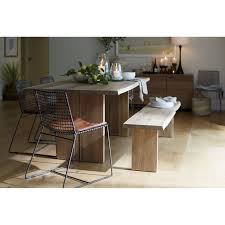 Dakota 77 Dining Table Crate And Barrel Dining Table Dining Table Setting Tall Hurricane Candle Holders