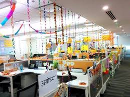Diwali Celebration In Office Make It A Business Event To Showcase Corporate Culture Office Desk Decor Desk Decor Decorating With Pictures