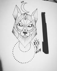 Explore more searches like geometric wolf head tattoo. Simple Geometric Wolf Face And Moons Tattoo Design Tattooimages Biz