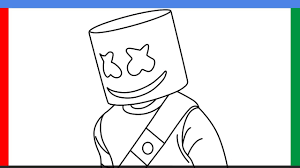 How To Draw Marshmallow Step By Step For Beginners - Youtube