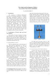 Answering these questions is not simple as there are too many choices and too many data to process. Pdf The Origins And Development Of Radar An Account Of The French Contribution