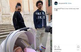 2018 world cup prizm red mosaic leroy sane germany 1st prizm rc psa 10. Manchester City Winger Leroy Sane Posts Family Snap As Sources Blame Star S Mum For Contract Hold Up Daily Mail Online