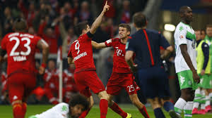 L l w w d. Bayern Robert Lewandowski Scores Five In Nine Minutes