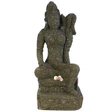 Wuona Objects Balinesische Statue Reisgottin Dewi Sri 87 Cm Stein Skulptur Sitzend Garten Ideen Gestaltung Garten Deko Garte Statue Deko Natur Terassen Ideen