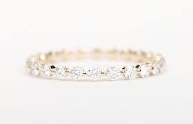 Certified E F Vvs Vs Diamond Wedding Band 14k Yellow Gold Diamond Wedding Bands Gold Wedding Band Diamond Bands