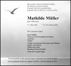 Wir beraten sie gern persönlich und erstellen einen kostenvoranschlag. Traueranzeigen Von Mathilde Muller Ok Trauer De
