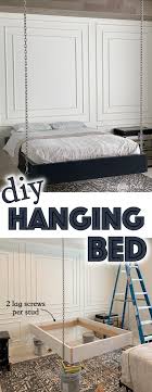 Cotton sheets on the bed. How To Build A Suspended Bed Remington Avenue