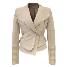 She Smoda Suede Padded Shoulder Leather Jacket For Women Slim Fit Winter Coat Moto Biker Leather J Jackets For Women Leather Jackets Women Leather Jacket Style