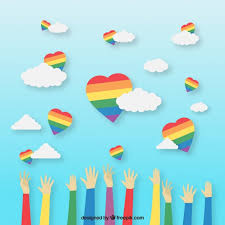 Ежедневно добавляются тысячи новых высококачественных фотографий. Free Vector Lgbt Pride Background With Colorful Hearts