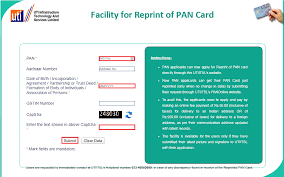 The online facility for customers was introduced by the income tax department in 2003. Utiitsl Apply For Reprint Of Pan Card Learn By Quickolearn By Quicko