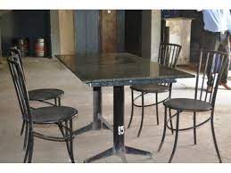 Mecor 5 piece wood dining table set, kitchen table w/ 4 chairs for home kitchen breakfast furniture. Restaurant Cafe Bar Table 20 And Chairs 80 Bangalore Buy Sell Used Products Online India Secondhandbazaar In
