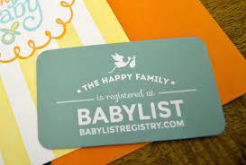 Babylist Will Now Send You Free Registry Insert Cards Registry Cards Baby Registry Baby List