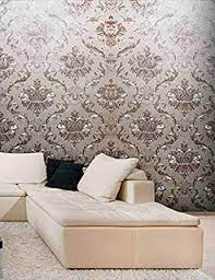 Maybe you would like to learn more about one of these? Eurotex Damask Design Wallpaper Roll For Covering Living Room Bedroom Walls Pvc Size 21inch X 33ft Roll 57sqft Almond Beige Color Amazon In Home Improvement