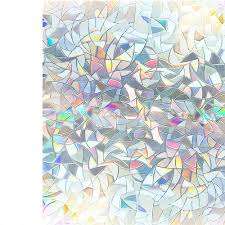 Cotton Colors 35 4 In X 78 7 In Decorative And Privacy 3d Window Film Blkm018 Window Film Stained Glass Window Film Window Privacy