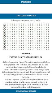 Maybe you would like to learn more about one of these? Kisi Kisi Soal Psikotes Pnm Jawabanku Id