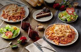 The chain's early dinner duos are offered from 3 to 5 p.m. Make Your Valentine S Day Plans Special Olive Garden