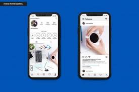 Smartphone Mockups To Display Instagram Post Template In 2020 Instagram Post Template Instagram Mockup Instagram Business