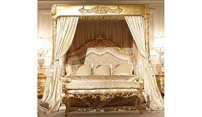 Start with a bed style and let the rest of the décor follow or fall in love with a single piece and synchronize accordingly. Luxurious Golden Grecian Bedroom Furniture Set