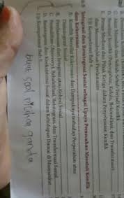 Jun 21, 2021 · soal bahasa indonesia kelas 10 semester 1 2 dan jawabannya 35 soal pilihan ganda persebaran flora dan fauna jawaban nilai norma interaksi sosial 40 pg. Soal Pilihan Ganda Tentang Integrasi Dan Reintegrasi Sosial Sebagai Upaya Pemecahan Masalah Konflik Brainly Co Id