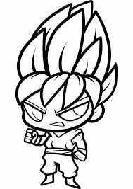 There are large variety of animals (動物, dōbutsu) seen throughout the dragon ball series. Chibi Goku Coloring Pages Coloring And Drawing
