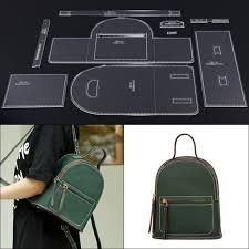 Ucuz Lady Sirt Cantasi Rahat Mini Schoolbag Baski Tasarim Diy El Yapimi Deri Dayanikli Akrilik Sablon Satin Kalite Di Canta Sirt Cantasi Canta Yapim Tarifleri