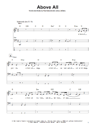 Check spelling or type a new query. Above All Sheet Music Paul Baloche Bass Guitar Tab