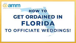 How To Get Ordained In Florida To Officiate Weddings - Theamm.org - Youtube