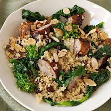 Johnsonville's apple chicken sausage is the perfect compliment to an already tasty salad. Chicken Apple Sausage Quinoa Family Covers