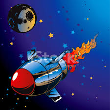 Vetor do ícone da garatuja do foguete da lua do astronauta. Foguete De Vetor Imagem Vetorial Freeimages Com