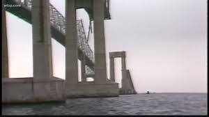 This bridge opened in 1987.replacing the original sunshine skyway bridge which was badly damaged when hit by a freighter during a storm in 1980. Documentary On Sunshine Skyway Disaster To Debut In September Wtsp Com