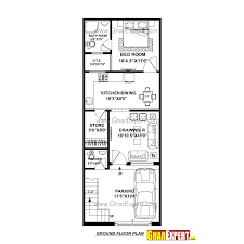 House Plan For 17 Feet By 45 Feet Plot Plot Size 85 Square Yards Gharexpert Com Narrow House Plans House Plans For Sale 20x40 House Plans