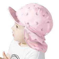 Click To Buy Summer Baby Kids Bike Printed Sun Protection Hat Cotton Flap Cap With Soft Brim Affiliate Vestido De Praia De Croche De Praia Chapeu