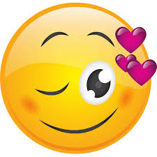Wink With Hearts Smiley Emoji Love Love Smiley