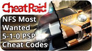 Nov 05, 2021 · use these cheat codes to unlock everything, including unlock all cars, cop cars, visual. Need For Speed Most Wanted 5 1 0 Cheat Codes Psp Youtube