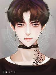 image in art collection by kim sun on we heart it anime boy sketch digital art anime cute anime boy