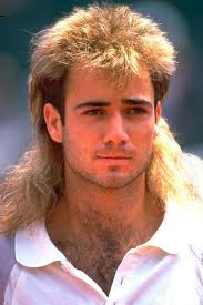 Andre Agassi Long Live America S Greatest Sports Mullet He Did Have The Lovliest Hair And Now It S All Gone Mullet Hairstyle Mens Hairstyles Mullet Haircut